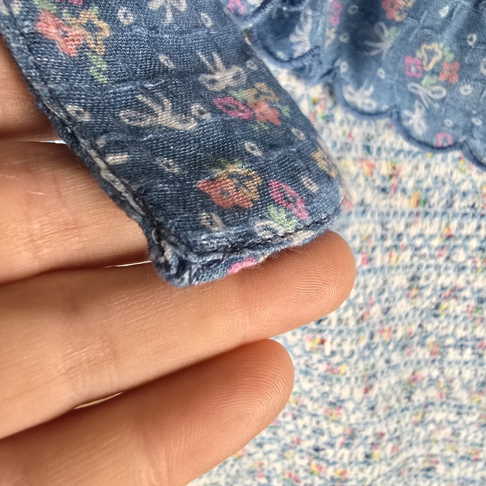 Loveshackfancy Aya Mini Dress Blue Large - Picture 7 of 16